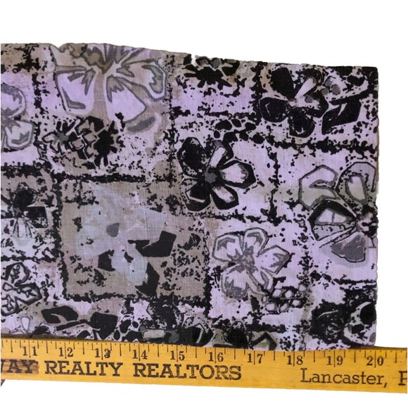 Habitat 100% Linen Button Down Shirt Womens Size L Floral Garden Girl Lagenlook - Picture 13 of 15